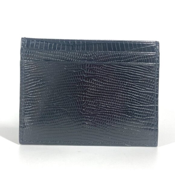 Christian Louboutin 3225316 M KIOS logo Pass Case Card Case Leather Black Unused - Picture 11 of 14